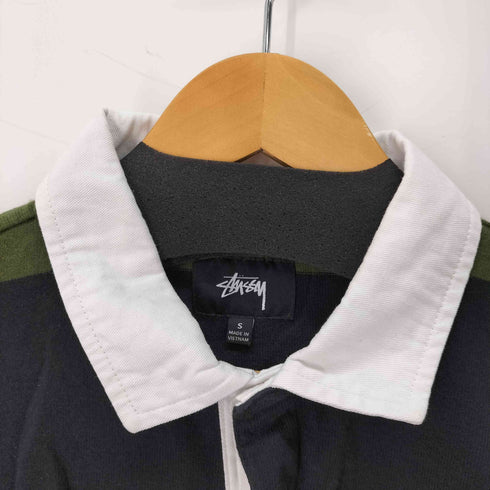 ステューシー Stussy Classic Stripe Rugby ストライプ ラガーシャツ メンズ import:S