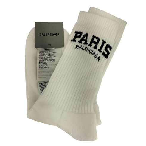バレンシアガ BALENCIAGA Paris Tennis Socks メンズ JPN:XL