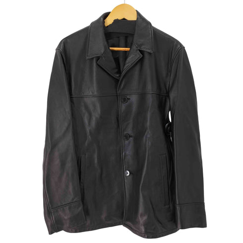 ナノユニバース NANO universe LB.03 WONDER LIGHT LEATHER カーコート 羊革 レザー メンズ JPN:L