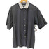 コムデギャルソンオム COMME des GARCONS HOMME 90s 田中オム 襟切替 ストライプ 半袖シャツ メンズ