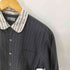 コムデギャルソンオム COMME des GARCONS HOMME 90s 田中オム 襟切替 ストライプ 半袖シャツ メンズ