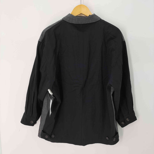 コムデギャルソンオム COMME des GARCONS HOMME 90s 田中オム 背面切替 ウールギャバ 襟付き ブルゾン メンズ JPN:M