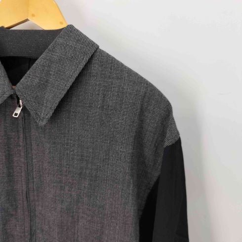 コムデギャルソンオム COMME des GARCONS HOMME 90s 田中オム 背面切替 ウールギャバ 襟付き ブルゾン メンズ JPN:M