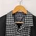 コムデギャルソンオム COMME des GARCONS HOMME 千鳥格子プリント 切り替え オープンカラーシャツ メンズ