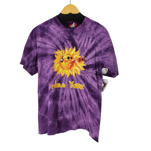 new york 企業 タイダイクルーネックTシャツ メンズ import:L