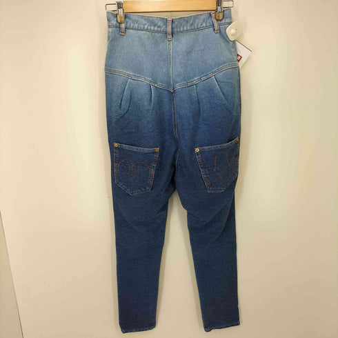 メルシーボークー mercibeaucoup ストレッチ グラデーション サルエルデニムパンツ レディース JPN:0