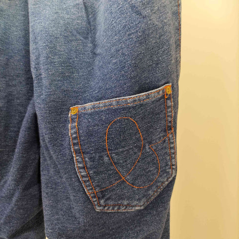 メルシーボークー mercibeaucoup ストレッチ グラデーション サルエルデニムパンツ レディース JPN:0
