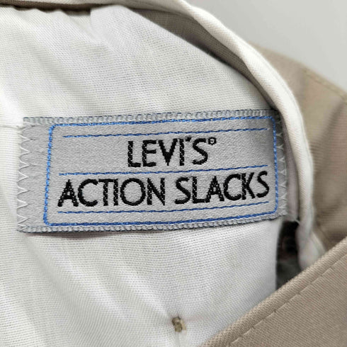 リーバイス Levis 80S USA製 ACTION SLACKS ロケットTALON スラックスパンツ メンズ US:30-31