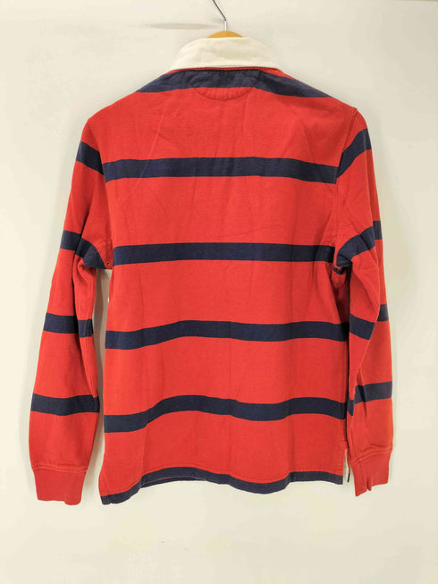 ポロラルフローレン POLO RALPH LAUREN ポニー刺繍 L/S ボーダー ラガーシャツ メンズ JPN:S