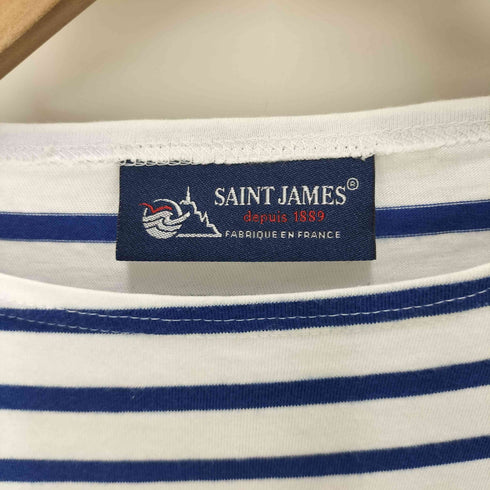 セントジェームス SAINT JAMES ボーダー ボートネック カットソー メンズ US:38