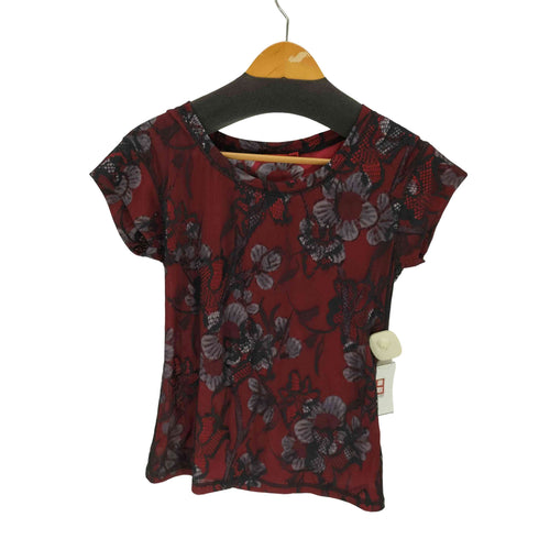 ヴィヴィアンタム VIVIENNE TAM 総柄シアーS/S Tシャツ レディース JPN:1