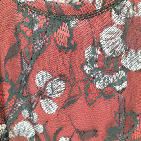 ヴィヴィアンタム VIVIENNE TAM 総柄シアーS/S Tシャツ レディース JPN:1
