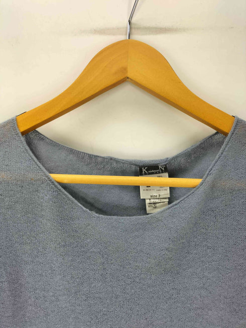 クリステンセンドゥノルド KristenseN DU NORD MADE IN ITALY cashmere カシミヤ100 クルーネックニット レディース JPN:2