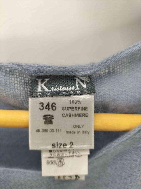 クリステンセンドゥノルド KristenseN DU NORD MADE IN ITALY cashmere カシミヤ100 クルーネックニット レディース JPN:2