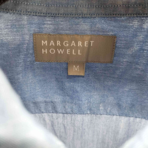 マーガレットハウエル MARGARET HOWELL FINE COTTON CHAMBRAY シャツ メンズ M