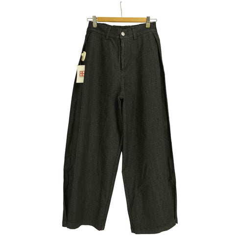 イアパピヨネ ear PAPILLONNER SUM1 STYLE ワイドストレッチ ワイドデニム バギーパンツ レディース FREE