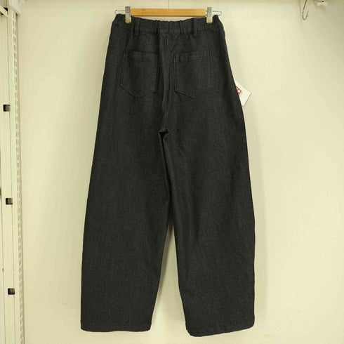 イアパピヨネ ear PAPILLONNER SUM1 STYLE ワイドストレッチ ワイドデニム バギーパンツ レディース FREE
