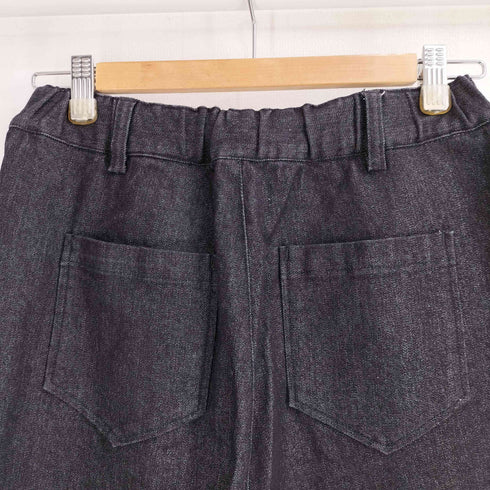 イアパピヨネ ear PAPILLONNER SUM1 STYLE ワイドストレッチ ワイドデニム バギーパンツ レディース FREE