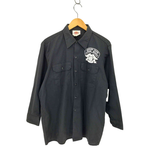 ディッキーズ Dickies 両面プリントワーク L/S シャツ メンズ 32/33