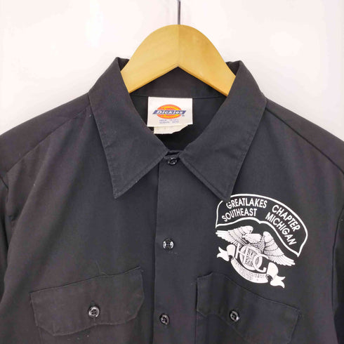 ディッキーズ Dickies 両面プリントワーク L/S シャツ メンズ 32/33