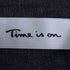 タイムイズオン Time is on バンドカラー シャンブレーシャツ ブラック メンズ FREE