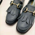 ETROPE LONDON タッセルビット付き ヒール ローファー レディース 36