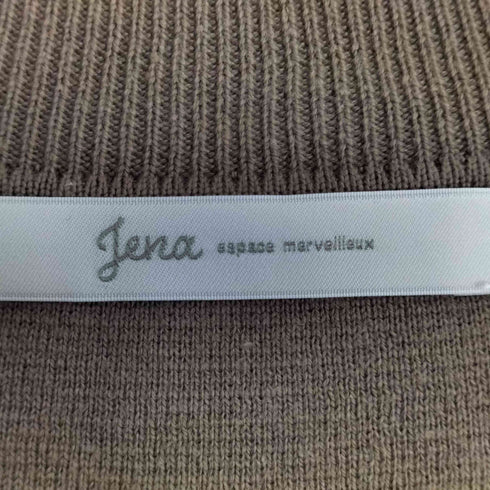 ジェナ JENA ベルテッド ドッキング シャツ カーディガン レディース FREE