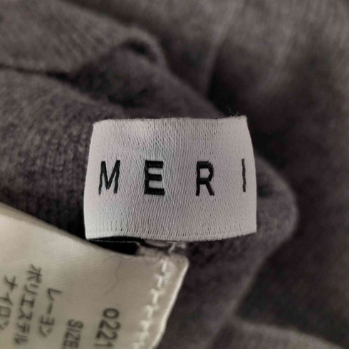 メリ meri ボタンカーディガン レディース FREE