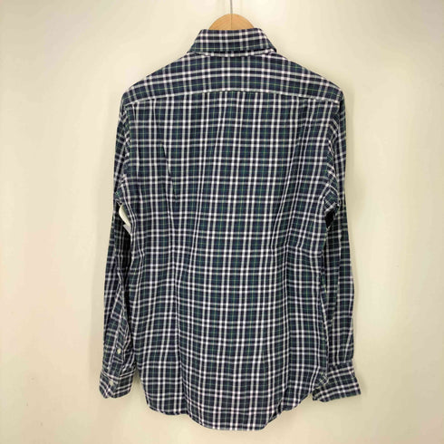 ビームスエフ BEAMS F SLIM FIT イタリア製 チェック柄シャツ メンズ