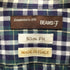 ビームスエフ BEAMS F SLIM FIT イタリア製 チェック柄シャツ メンズ