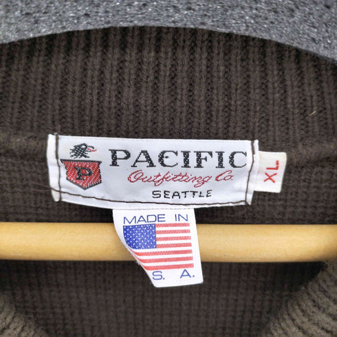 pacific USA製 ニットカーディガン メンズ XL