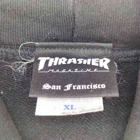 スラッシャー THRASHER Flame Logo Pullover Hood フレイムロゴ プルオーバーフーディ メンズ import:XL