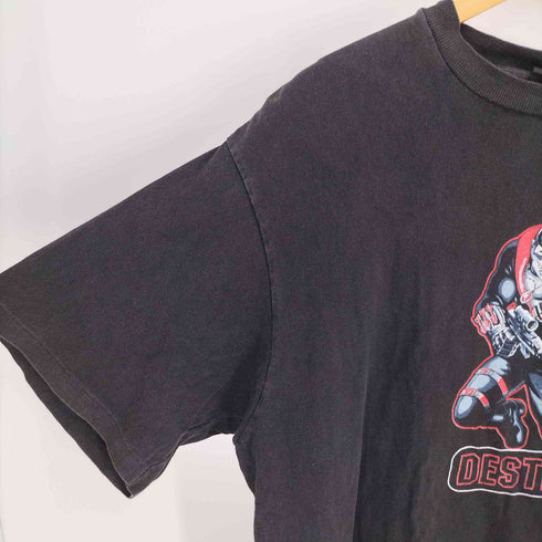 00S USA製 シングルステッチ 映画 ムービー キャラクター プリント S/S Tシャツ コピーライト 2000年製 メンズ import:XL