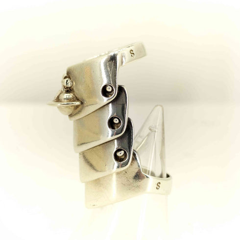 ヴィヴィアンウエストウッドアクセサリー Vivienne Westwood Accessories JSB刻印 ARMOUR リング レディース S 10.5号