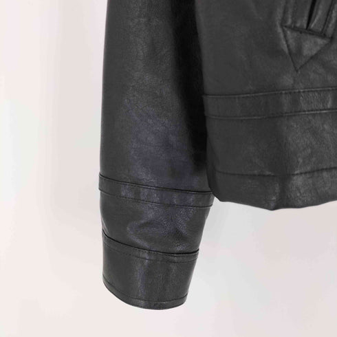 エマクローズ EMMA CLOTHES シンセティックレザー B-3 襟ボアブルゾン メンズ JPN:L
