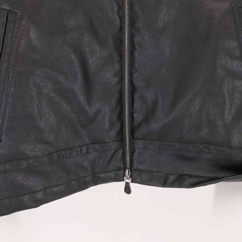 エマクローズ EMMA CLOTHES シンセティックレザー B-3 襟ボアブルゾン メンズ JPN:L