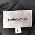 エマクローズ EMMA CLOTHES シンセティックレザー B-3 襟ボアブルゾン メンズ JPN:L