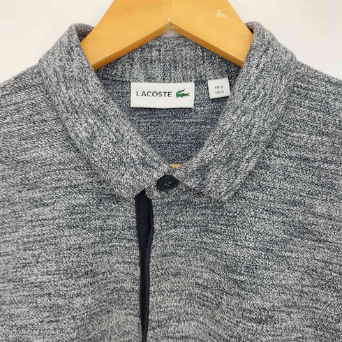 ラコステ LACOSTE ロゴ刺繍 コットン 長袖 ピケポロシャツ メンズ import:S