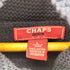 チャップス CHAPS 00S ロゴ刺繍 ショールカラー ボーダーコットンニット レディース import:L