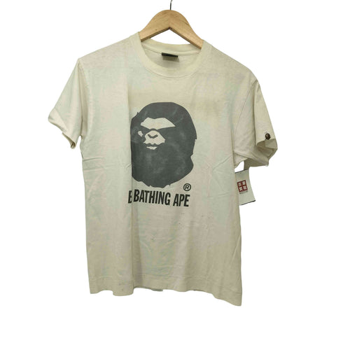 アベイシングエイプ A BATHING APE 90S 初期タグ エイプヘッド プリント シングルステッチ S/S Tシャツ メンズ JPN:M
