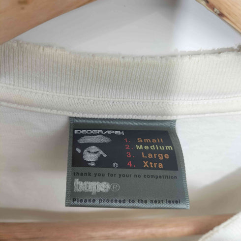 アベイシングエイプ A BATHING APE 90S 初期タグ エイプヘッド プリント シングルステッチ S/S Tシャツ メンズ JPN:M
