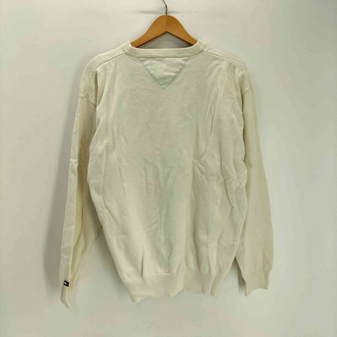 トミーヒルフィガー TOMMY HILFIGER 90-00S 旧タグ クルーネック コットン スウェット プルオーバー メンズ import:L