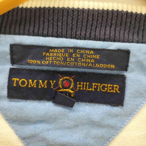 トミーヒルフィガー TOMMY HILFIGER 90-00S 旧タグ クルーネック コットン スウェット プルオーバー メンズ import:L