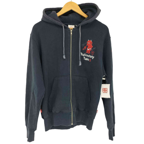 テッドカンパニー TED COMPANY TAKE5 アメカジプリント ジップアップスウェットパーカー メンズ US:40