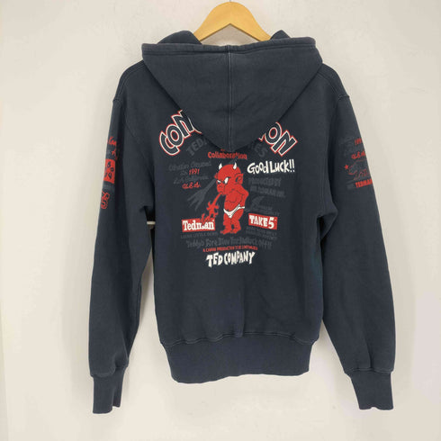 テッドカンパニー TED COMPANY TAKE5 アメカジプリント ジップアップスウェットパーカー メンズ US:40