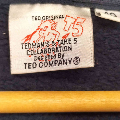 テッドカンパニー TED COMPANY TAKE5 アメカジプリント ジップアップスウェットパーカー メンズ US:40