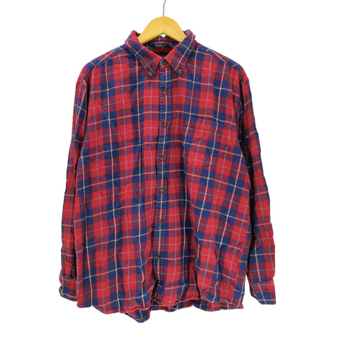 ST.JOHNS BAY CLASSIC FIT マドラスチェック BD シャツ メンズ import:XL