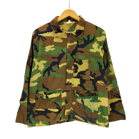 WPL12993 ウッドランドカモ 迷彩 ミリタリー シャツ メンズ import:L