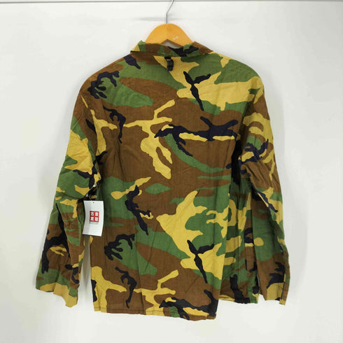 WPL12993 ウッドランドカモ 迷彩 ミリタリー シャツ メンズ import:L