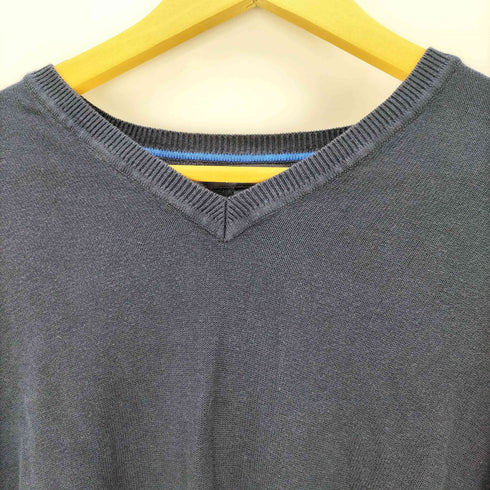 バナナリパブリック BANANA REPUBLIC 00S Silk Cashmere Vネック プルオーバー ニット メンズ import:L